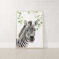 Load image into Gallery viewer, Safari Animal Prints for Nursery | Set of 3 | Jungle Theme Wall Art for Baby Room - RoseRowanDesign
