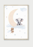 Load image into Gallery viewer, Safari Animal Prints for Nursery | Set of 3 | Rainbow Wall Art for Baby Boy's Room - RoseRowanDesign

