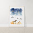 Load image into Gallery viewer, Safari Animal Star Nursery Prints | Set of 3 | Gender Neutral Wall Art for Baby's Room - RoseRowanDesign
