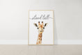 Load image into Gallery viewer, Safari Animal Wall Art Prints | Set of 3 | Quotes for Baby Room - RoseRowanDesign
