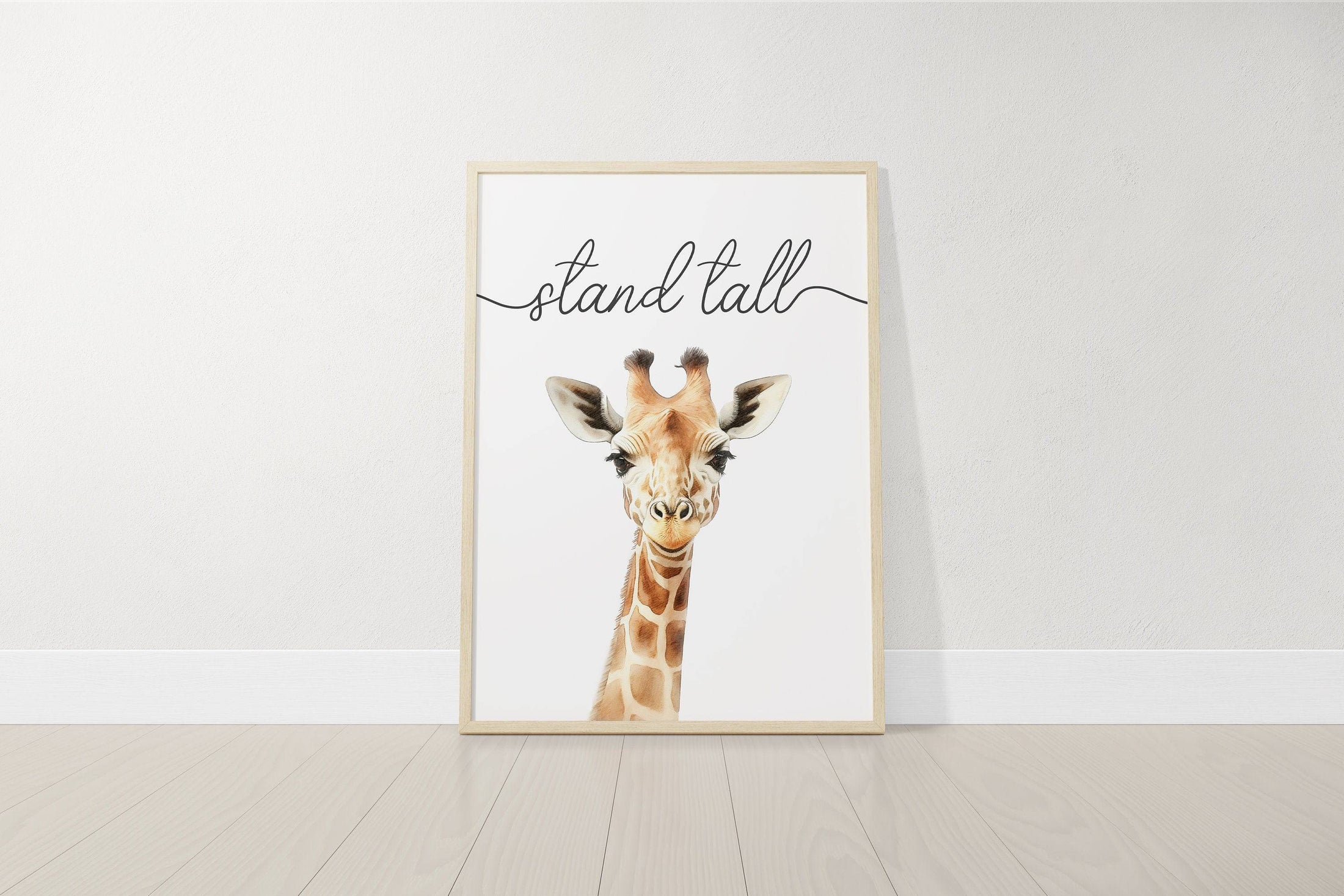 Safari Animal Wall Art Prints | Set of 3 | Quotes for Baby Room - RoseRowanDesign