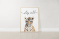 Load image into Gallery viewer, Safari Animal Wall Art Prints | Set of 3 | Quotes for Baby Room - RoseRowanDesign
