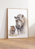 Load image into Gallery viewer, Safari Animal Wall Art Prints | Set of 3 | Nursery Decor Featuring Mum & Baby Designs - RoseRowanDesign
