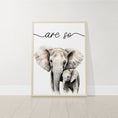 Load image into Gallery viewer, Safari Animal Wall Art Prints | Set of 3 | "You Are So Loved" Nursery Decor - RoseRowanDesign
