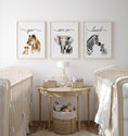 Load image into Gallery viewer, Safari Animal Wall Art Prints | Set of 3 | "You Are So Loved" Nursery Decor - RoseRowanDesign
