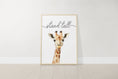 Load image into Gallery viewer, Safari Animal Watercolour Nursery Prints | Set of 6 | Neutral Wall Art for Baby's Room - RoseRowanDesign
