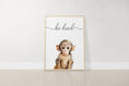 Load image into Gallery viewer, Safari Animal Watercolour Nursery Prints | Set of 6 | Neutral Wall Art for Baby's Room - RoseRowanDesign
