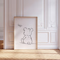 Load image into Gallery viewer, Set of 3 Bear Line Art Prints for Nursery, Teddy Pictures for Babies Bedroom, Black and White Kids Room Decor, Gender Neutral Playroom - RoseRowanDesign
