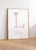 Load image into Gallery viewer, Set of 3 Personalised Girls Ballet Nursery Prints, Customised Name, Gift for little Girls Bedroom, Playroom or Nursery, Pink Dance Decor - RoseRowanDesign
