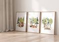 Load image into Gallery viewer, Set of 3 Woodland Animal Prints | Nursery, Bedroom & Playroom Decor | Scandi Boho Wall Art - RoseRowanDesign
