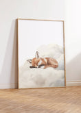 Load image into Gallery viewer, Sleeping Animals Nursery Wall Prints | Set of 3 | Bunny, Fox & Deer for Gender-Neutral Baby Room - RoseRowanDesign
