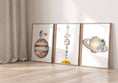 Load image into Gallery viewer, Space Nursery Prints | Set of 3 | Solar System & Astronaut Decor for Boys' Room - RoseRowanDesign
