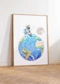 Load image into Gallery viewer, Space Nursery Prints | Set of 6 | Solar System & Astronaut Decor for Boys' Room - RoseRowanDesign
