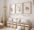 Load image into Gallery viewer, Teddy Nursery Prints | Set of 3 | Personalised Wall Art for childs' Room - RoseRowanDesign

