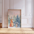 Load image into Gallery viewer, Woodland Animal Nursery Prints | Set of 3 | Gender-Neutral Boho Scandi Forest Decor - RoseRowanDesign
