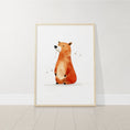 Load image into Gallery viewer, Woodland Animal Nursery Prints | Set of 6 | Neutral Forest Animal Wall Art for Babies' Room - RoseRowanDesign
