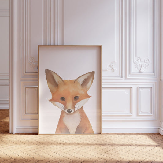 Woodland Animal Nursery Wall Prints | Set of 3 | Boho Forest Decor for Baby’s Room - RoseRowanDesign