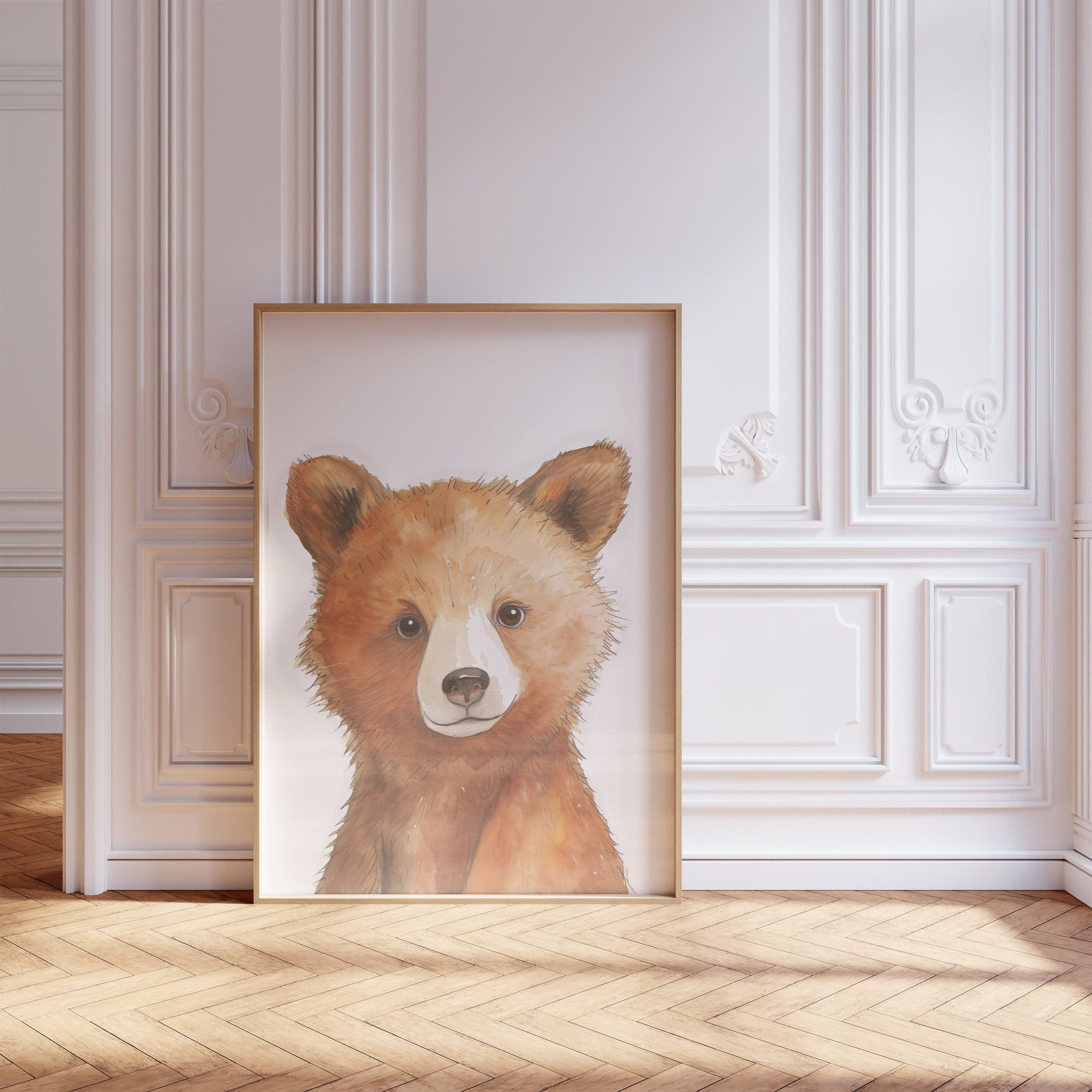 Woodland Animal Nursery Wall Prints | Set of 3 | Boho Forest Decor for Baby’s Room - RoseRowanDesign