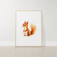 Load image into Gallery viewer, Woodland Animal Nursery Wall Prints | Set of 3 | Neutral Forest & Boho Decor for Baby's Room - RoseRowanDesign
