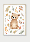 Load image into Gallery viewer, Woodland Animal Nursery Wall Prints | Set of 3 | Neutral Forest & Botanical Decor for Baby's Room - RoseRowanDesign
