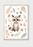 Load image into Gallery viewer, Woodland Animal Nursery Wall Prints | Set of 3 | Neutral Forest & Botanical Decor for Baby's Room - RoseRowanDesign
