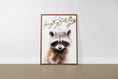 Load image into Gallery viewer, Woodland Animal Nursery Wall Prints | Set of 3 | Pink Blossom Forest Decor for Baby Girl's Room - RoseRowanDesign

