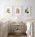 Load image into Gallery viewer, Woodland  Nursery Prints | Set of 3 | Personalised Wall Art for Childs' Room - RoseRowanDesign

