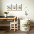Load image into Gallery viewer, Farm Theme Personalised Toy Trug for Nursery or Kids Room Storage - RoseRowanDesign
