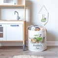 Load image into Gallery viewer, Farm Theme Personalised Toy Trug for Nursery or Kids Room Storage - RoseRowanDesign
