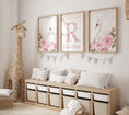 Load image into Gallery viewer, Pink Swans Personalised Set of 3 Prints | Wall Art for Nursery, Bedroom or Playroom - RoseRowanDesign
