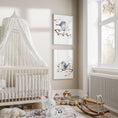 Load image into Gallery viewer, Birds Wall Art | Set of 2 Nursery Prints | Gender Neutral Decor for Baby’s Room
