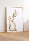 Load image into Gallery viewer, Bunny Prints for Nursery | Set of 2 Rabbit Wall Art | Gender Neutral Kids Room Decor - RoseRowanDesign
