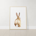 Load image into Gallery viewer, Bunny Prints for Nursery | Set of 2 Rabbit Wall Art Prints | Neutral Nursery Decor - RoseRowanDesign
