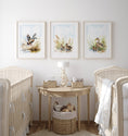 Load image into Gallery viewer, Ducks Nursery Prints | Set of 3 Mallard Duck Wall Art | Gender Neutral Farmhouse Decor - RoseRowanDesign
