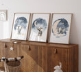 Load image into Gallery viewer, Elephant Nursery Prints | Set of 3 Wall Art for Boys & Girls | Boho Decor | Gender Neutral - RoseRowanDesign
