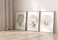 Load image into Gallery viewer, Elephant Theme Kids Wall Art | Beige | Set of 3 Nursery Prints - RoseRowanDesign
