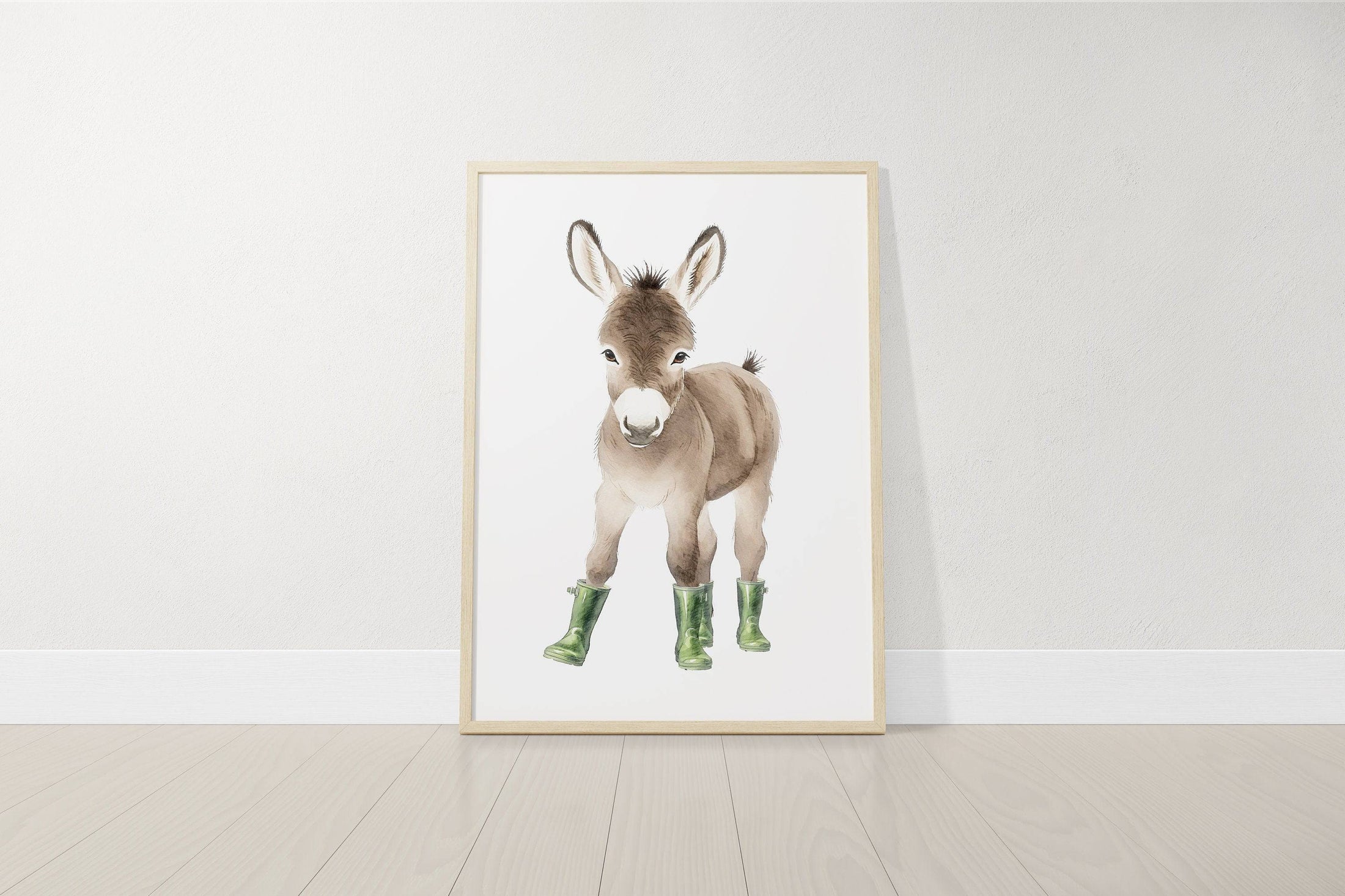Farm Animal Nursery Prints | Set of 3 Farm Theme Wall Art for Babies Room & Playroom - RoseRowanDesign