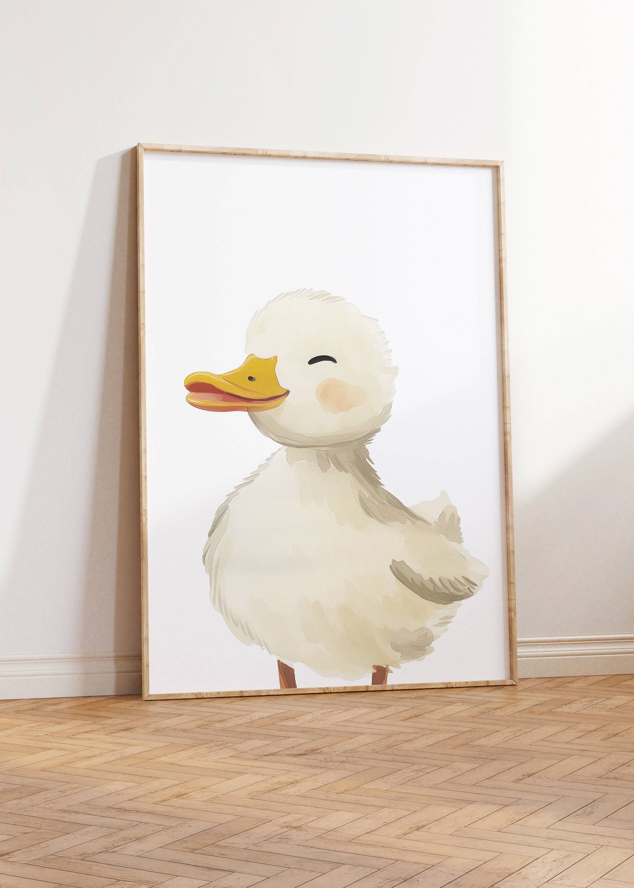 Farm Animal Prints | Set of 6 Nursery Wall Art | Gender Neutral Decor for Babies & Playrooms - RoseRowanDesign