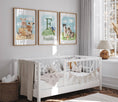 Load image into Gallery viewer, Personalised Farm Nursery Wall Prints | Set of 3 Barnyard Animal Decor | Boys' Room Posters - RoseRowanDesign

