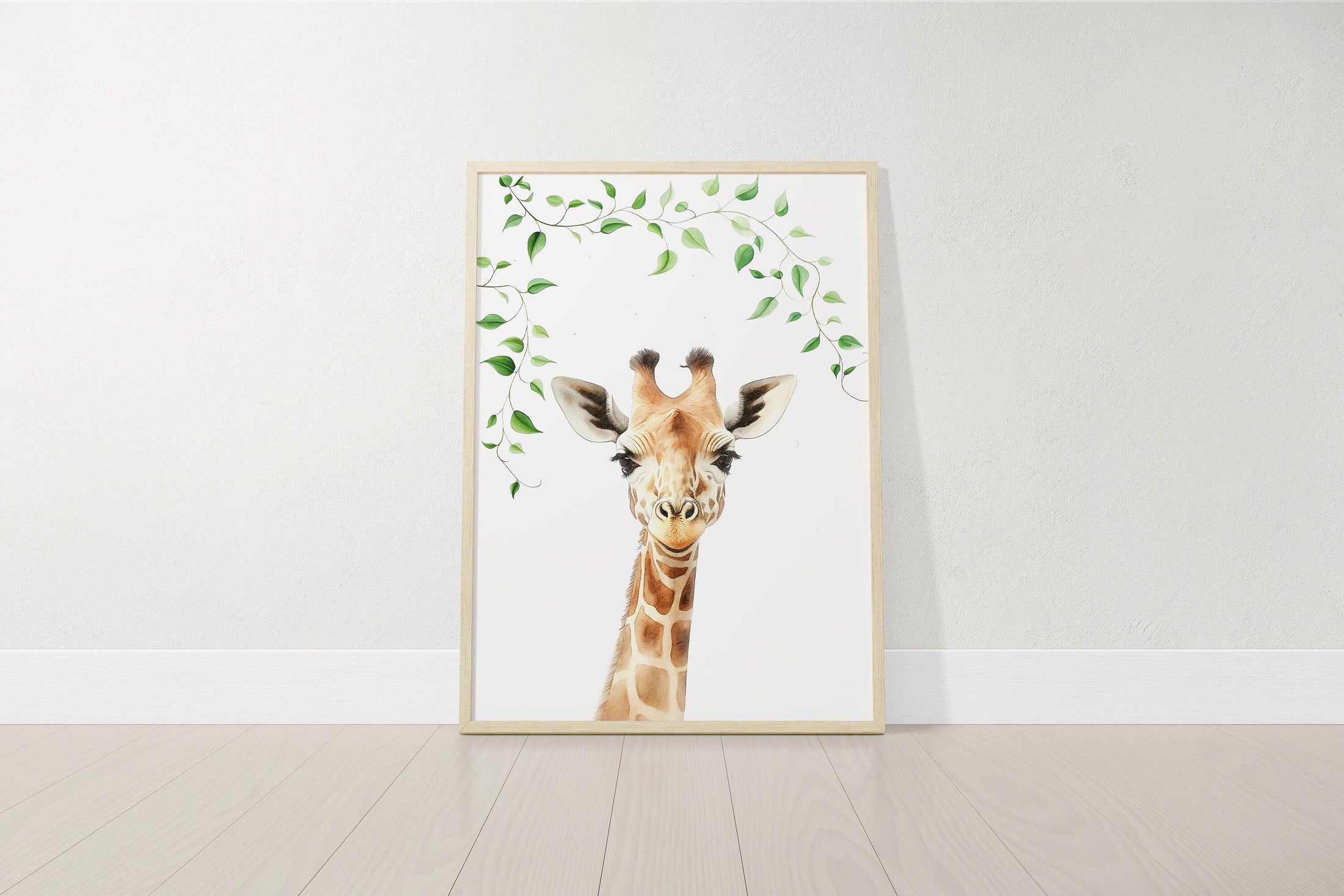 Personalised Safari Name Prints | Jungle Theme | Set of 3 Nursery Decor - RoseRowanDesign