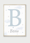 Load image into Gallery viewer, Personalised Safari Nursery Prints | Hot Air Balloon & Moon | Baby Boy Decor - RoseRowanDesign
