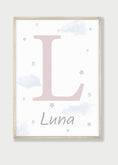 Load image into Gallery viewer, Personalised Safari Nursery Prints | Hot Air Balloon & Moon | Baby Boy Decor - RoseRowanDesign
