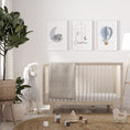 Load image into Gallery viewer, Elephant Personalised Set of 3 Wall Prints | Wall Art for Nursery, Bedroom or Playroom - RoseRowanDesign
