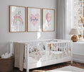 Load image into Gallery viewer, Girls Unicorn Personalised Set of 3 Wall Prints | Wall Art for Nursery, Bedroom or Playroom - RoseRowanDesign
