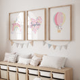 Load image into Gallery viewer, Girls Unicorn Personalised Set of 3 Wall Prints | Wall Art for Nursery, Bedroom or Playroom - RoseRowanDesign
