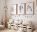 Load image into Gallery viewer, Safari Animal Personalised Set of 3 Wall Prints | Wall Art for Nursery, Bedroom or Playroom - RoseRowanDesign
