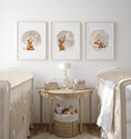 Load image into Gallery viewer, Teddy Bear Theme Kids Wall Art | Beige | Set of 3 Nursery Prints - RoseRowanDesign
