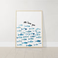 Load image into Gallery viewer, Nautical Nursery Wall Art | Set of 3 Ocean Theme Prints | Blue Boys' Room Decor - RoseRowanDesign - Wall Art
