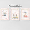 Load image into Gallery viewer, Personalised Fairy Tale Nursery Print Set – Castle, Fairy & Magical Creatures - RoseRowanDesign - 

