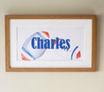 Load image into Gallery viewer, Personalised Panoramic Framed Print | Rugby | Oak or White Frame with Mount Included - RoseRowanDesign - Framed Print
